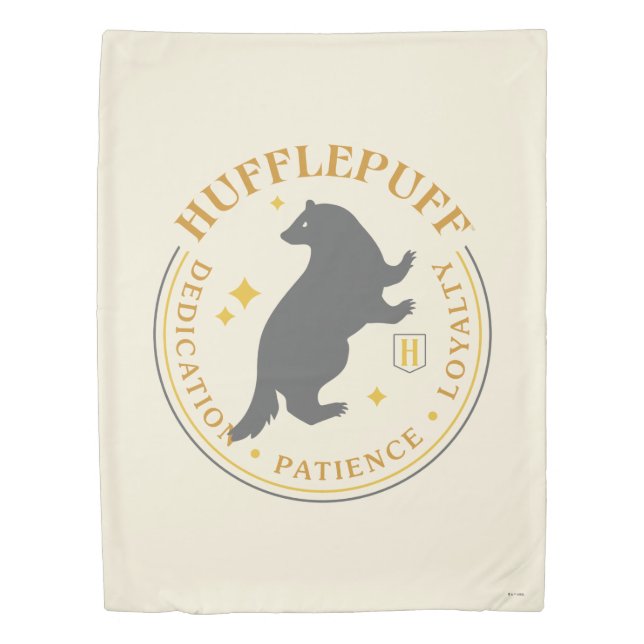 HUFFLEPUFF™ Badger House Pride Badge Duvet Cover (Front)