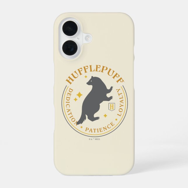 HUFFLEPUFF™ Badger House Pride Badge Iphone Case (Back)