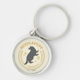 HUFFLEPUFF™ Badger House Pride Badge Keychain