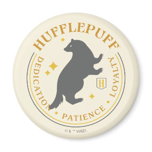 HUFFLEPUFF™ Badger House Pride Badge Magnet