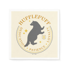 HUFFLEPUFF™ Badger House Pride Badge Napkins
