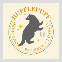 HUFFLEPUFF™ Badger House Pride Badge Poster