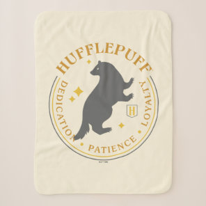 HUFFLEPUFF™ Badger House Pride Badge Sherpa Blanket
