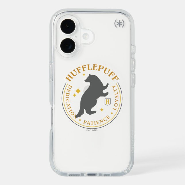 HUFFLEPUFF™ Badger House Pride Badge Speck iPhone Case (Front)