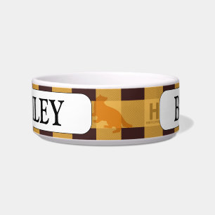 HUFFLEPUFF™ Check Plaid Pattern Bowl
