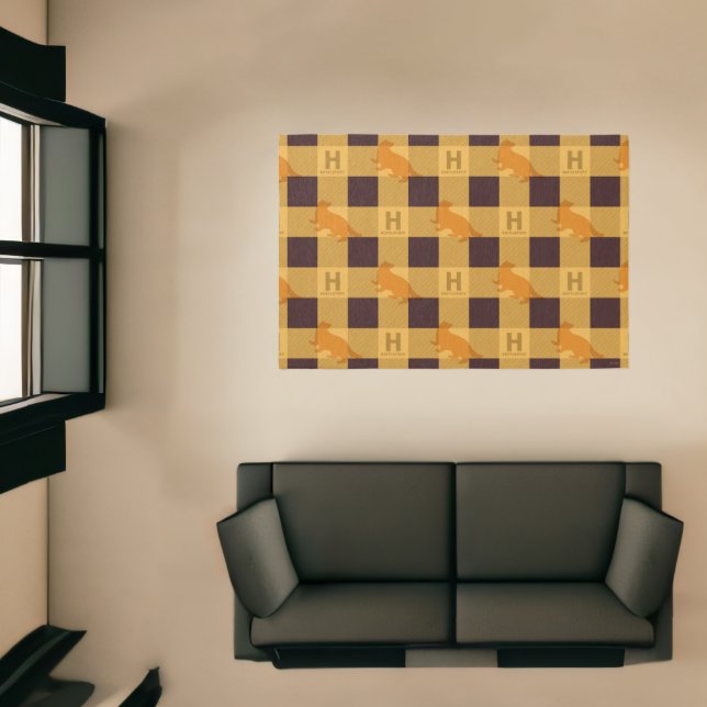 HUFFLEPUFF™ Check Plaid Pattern Rug (Insitu (Indoor 1))