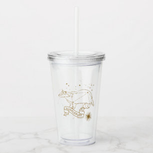 HUFFLEPUFF™ Constellation Graphic Acrylic Tumbler