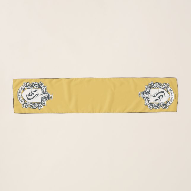 Hufflepuff Crest 2 Scarf (Front (Horizontal))