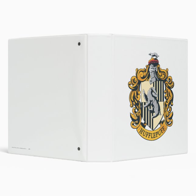 Hufflepuff Crest 3 Ring Binder (Background)