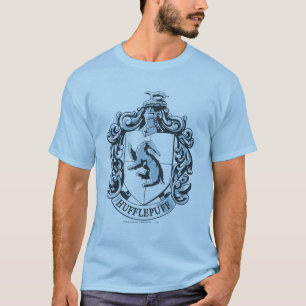 Hufflepuff Crest Blue T-Shirt