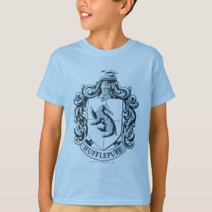 Hufflepuff Crest Blue T-Shirt