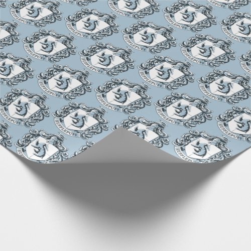 Hufflepuff Crest Blue Wrapping Paper