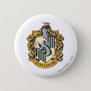 Harry Potter Größe Ø2,5 Ansteck Button für Fans Hufflepuff Crest 