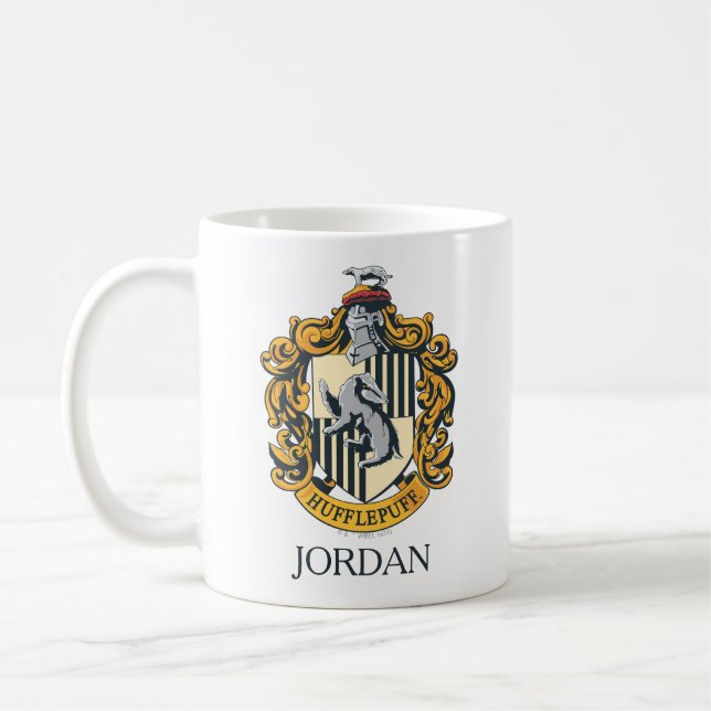 Hufflepuff Crest Coffee Mug (Left)