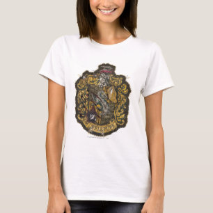 Hufflepuff Crest - Destroyed T-Shirt
