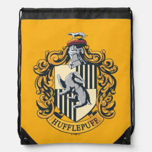 Hufflepuff Crest Drawstring Bag