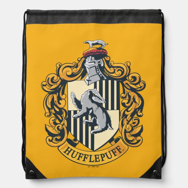 Hufflepuff Crest Drawstring Bag (Front)