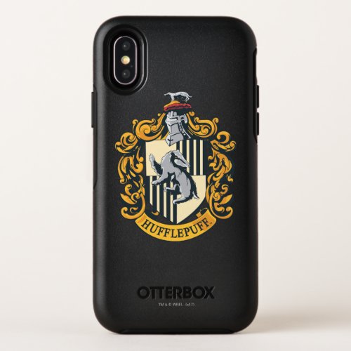 Hufflepuff Crest OtterBox Symmetry iPhone X Case