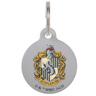 Hufflepuff Crest Pet ID Tag