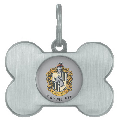 Hufflepuff Crest Pet ID Tag