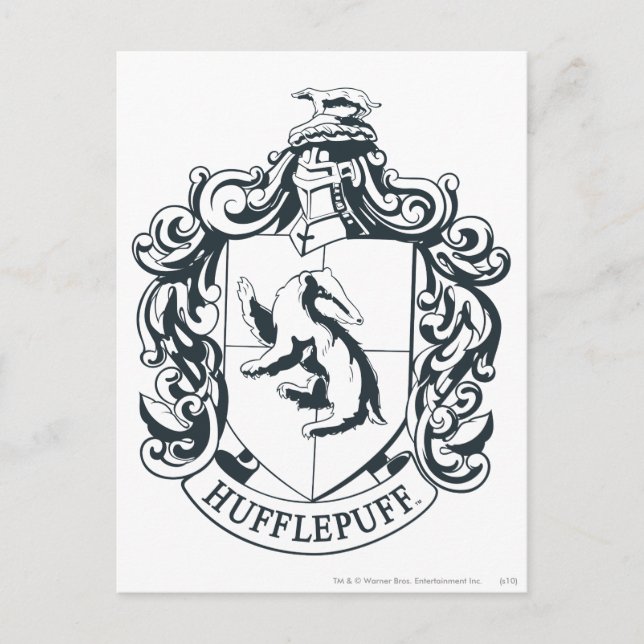 Hufflepuff Crest Postcard (Front)
