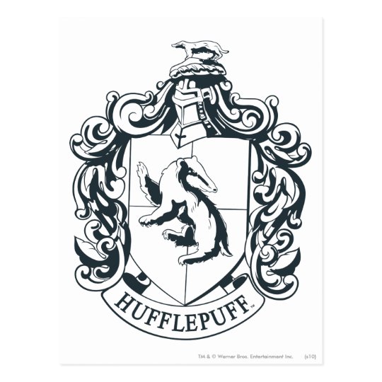 Hufflepuff Crest Postcard | Zazzle.com