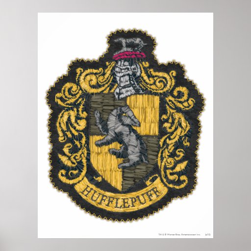 Hufflepuff Crest Poster | Zazzle