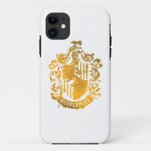 Hufflepuff Crest - Splattered iPhone 11 Case