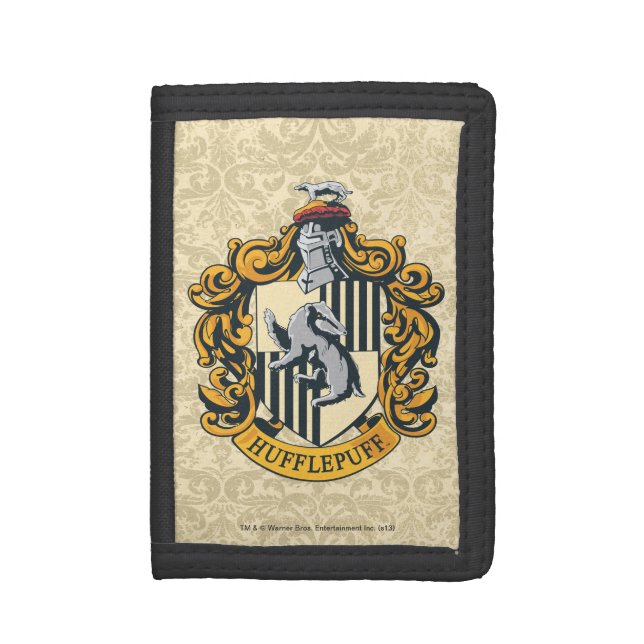 Hufflepuff Crest Tri-fold Wallet (Front Vertical)