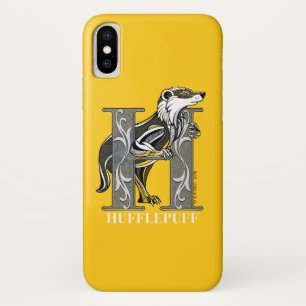 HUFFLEPUFF™ Crosshatched Emblem iPhone X Case