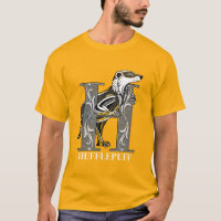 HUFFLEPUFF™ Crosshatched Emblem