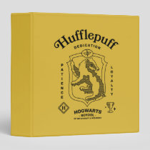 HUFFLEPUFF™ Dedication Patience Loyalty Crest 3 Ring Binder