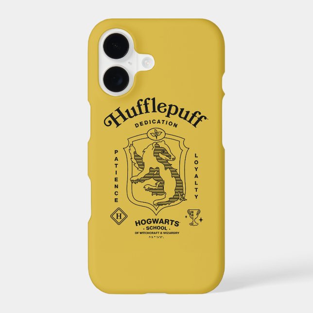 HUFFLEPUFF™ Dedication Patience Loyalty Crest Case-Mate iPhone Case (Back)