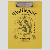 HUFFLEPUFF™ Dedication Patience Loyalty Crest Clipboard