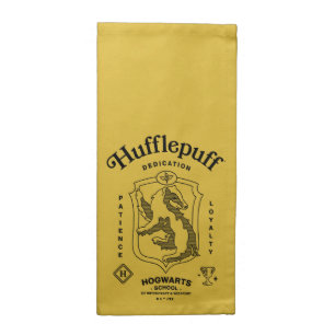 HUFFLEPUFF™ Dedication Patience Loyalty Crest Cloth Napkin