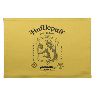 HUFFLEPUFF™ Dedication Patience Loyalty Crest Cloth Placemat