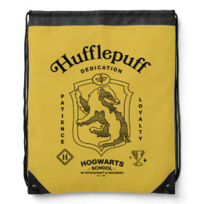 HUFFLEPUFF™ Dedication Patience Loyalty Crest Drawstring Bag