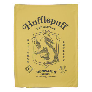 HUFFLEPUFF™ Dedication Patience Loyalty Crest Duvet Cover