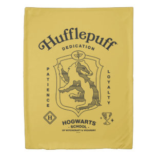 HUFFLEPUFF™ Dedication Patience Loyalty Crest Duvet Cover