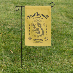 HUFFLEPUFF™ Dedication Patience Loyalty Crest Garden Flag