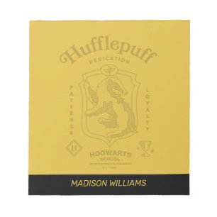 HUFFLEPUFF™ Dedication Patience Loyalty Crest Notepad
