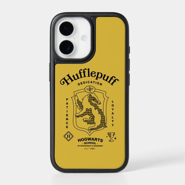 HUFFLEPUFF™ Dedication Patience Loyalty Crest Otterbox iPhone Case (Back)