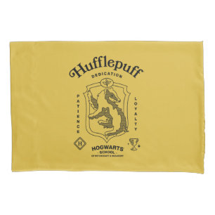 HUFFLEPUFF™ Dedication Patience Loyalty Crest Pillow Case