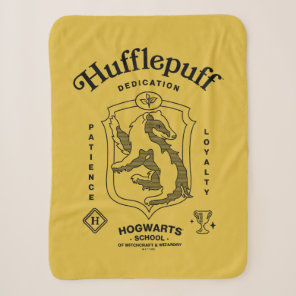 HUFFLEPUFF™ Dedication Patience Loyalty Crest Sherpa Blanket