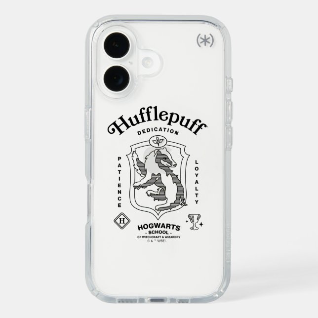 HUFFLEPUFF™ Dedication Patience Loyalty Crest Speck iPhone Case (Front)