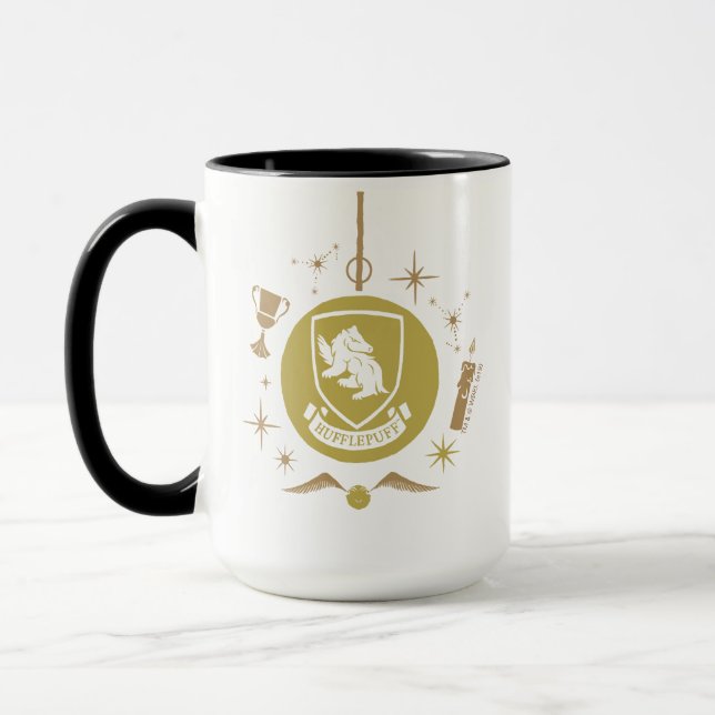 HUFFLEPUFF™ Holiday Bauble Graphic Mug (Left)