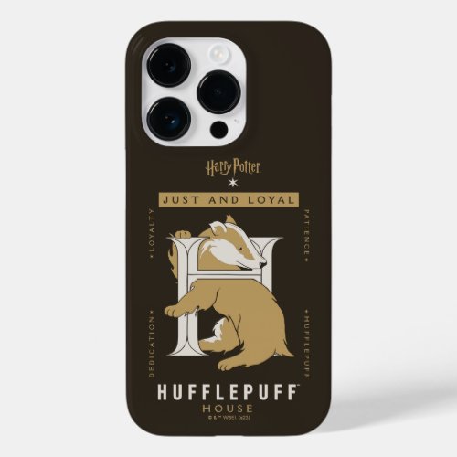 HUFFLEPUFFâ House Just And Loyal Case_Mate iPhone 14 Pro Case