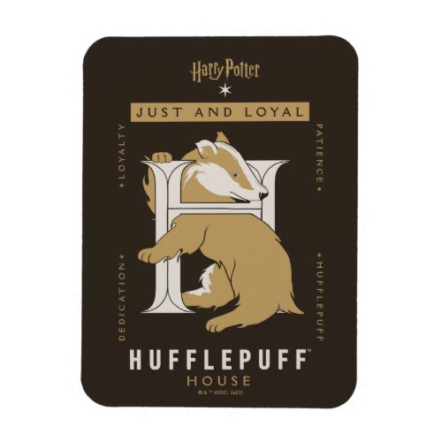 HUFFLEPUFF House Just And Loyal Magnet