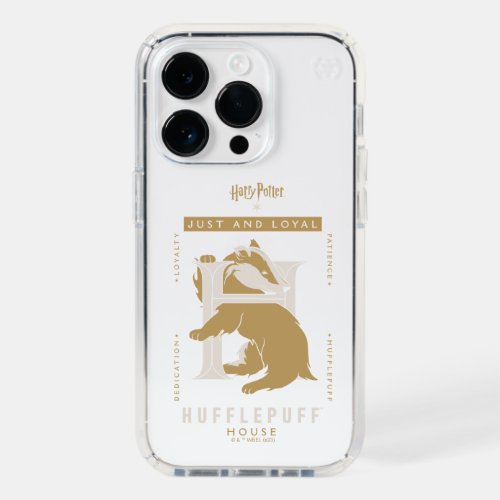 HUFFLEPUFFâ House Just And Loyal Speck iPhone 14 Pro Case