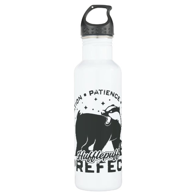 HUFFLEPUFF™ Prefect Badge Stainless Steel Water Bottle (Front)